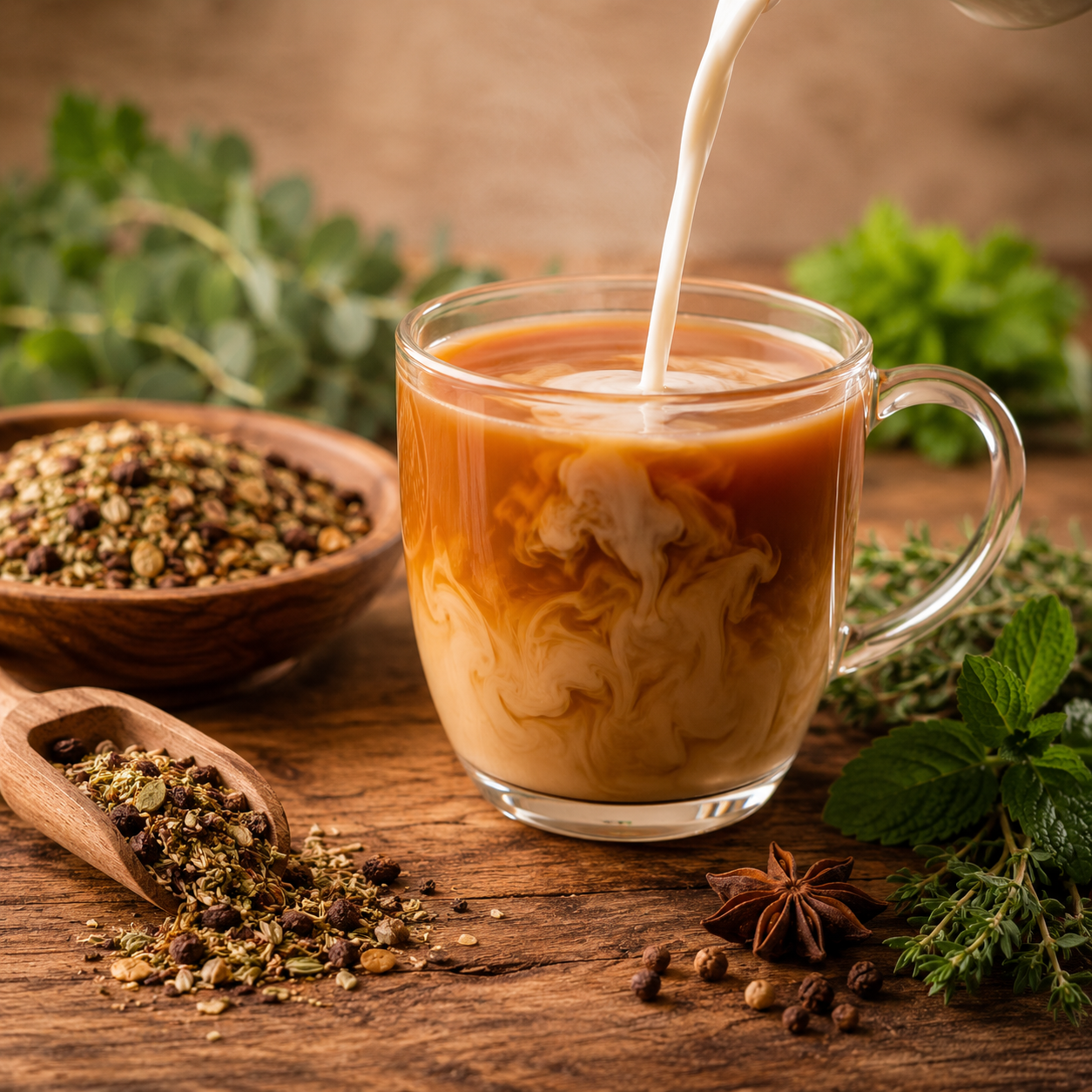 chai with milk
