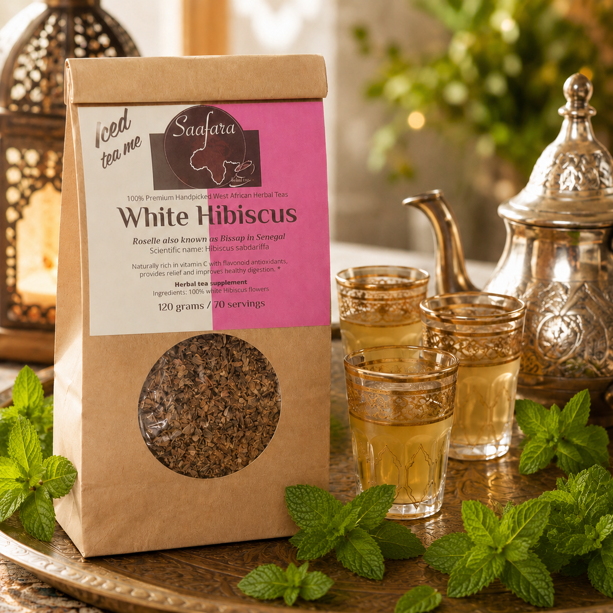 set of Bissap blanc