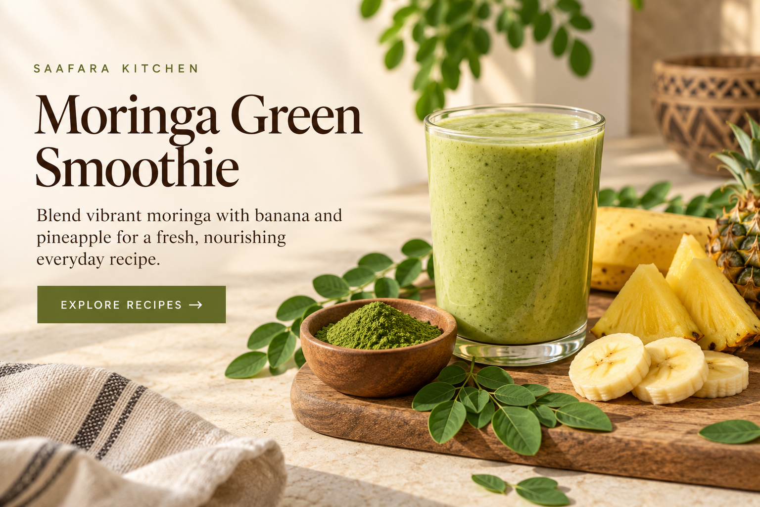 Moringa Green Smoothie