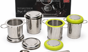 Stainless Steel Tea Infuser Set Display