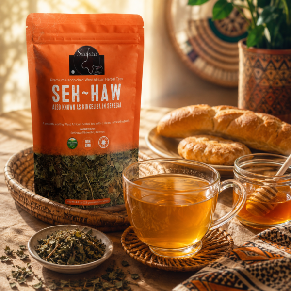 Cozy West African Herbal Tea Breakfast by Saafara