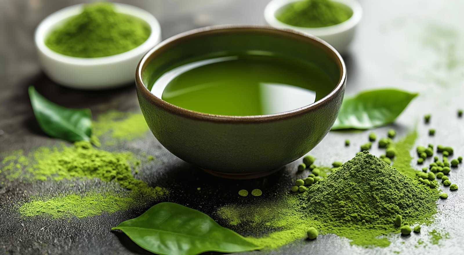cup of moringa powder