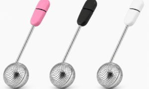 Twist-Open Tea Infuser Ball with Silicone Handle