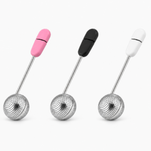 Twist-Open Tea Infuser Ball with Silicone Handle