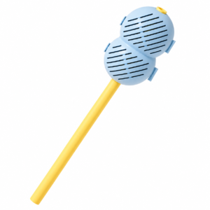 Silicone Tea Infuser with Straw – Red & Blue