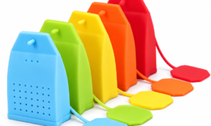 Reusable Silicone Tea Bag Infuser – Solid Colors