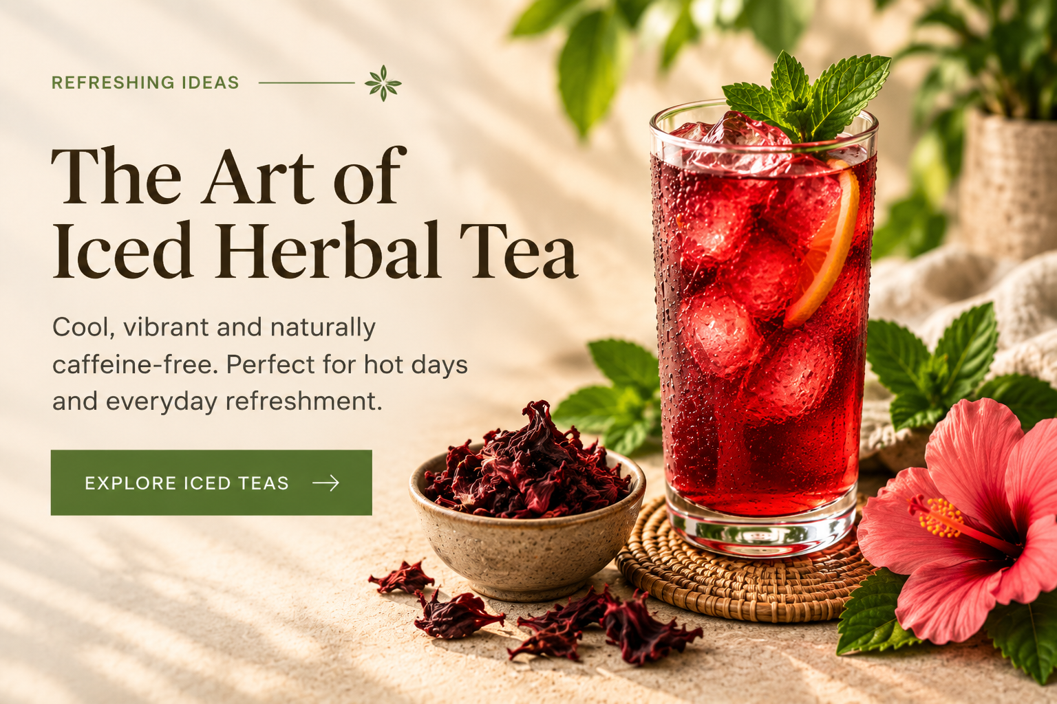 The Art of Iced Herbal Tea