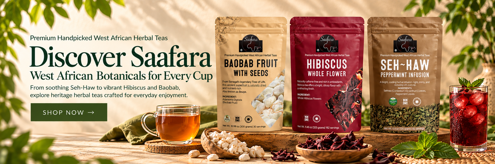 Discover Saafara West African herbal teas