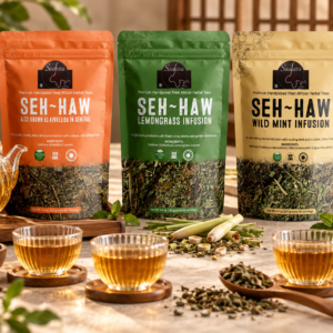 Saafara Trio Sampler – Sehhaw, Lemongrass & Wild Mint + Free Infuser