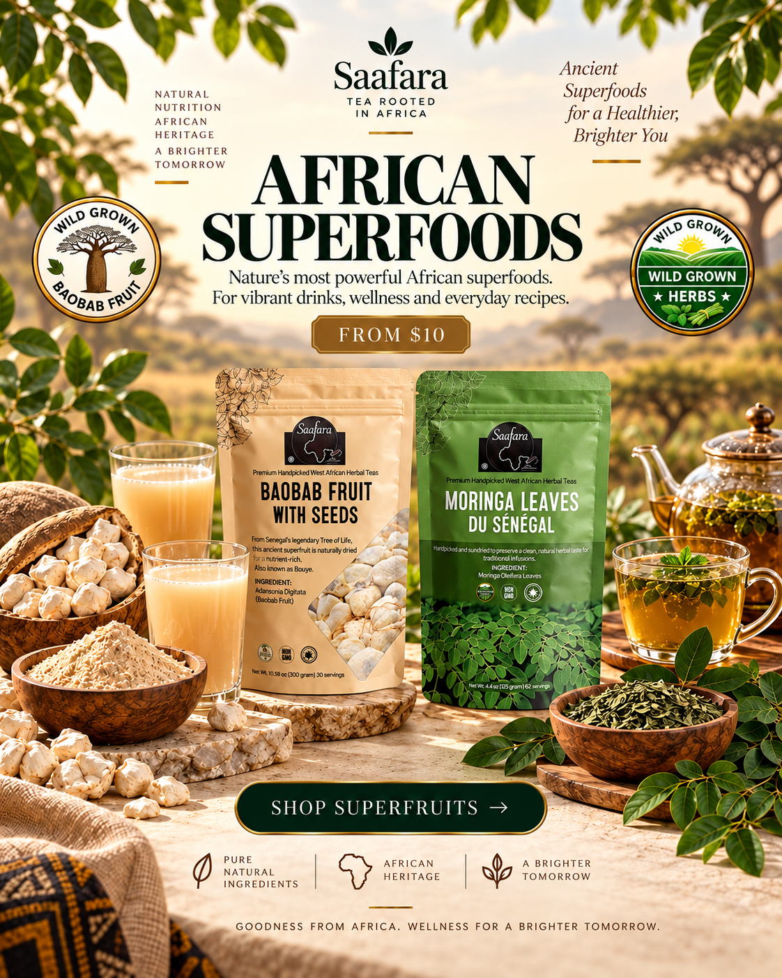Saafara African Superfoods Poster